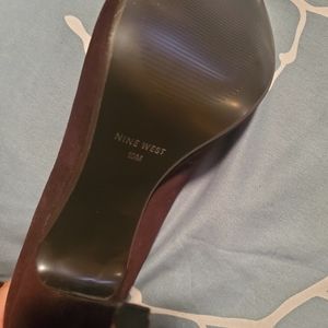 Brown nine west heels